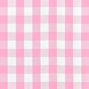 1" Pink Gingham Fabric