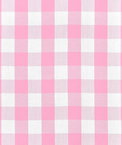 1" Pink Gingham Fabric