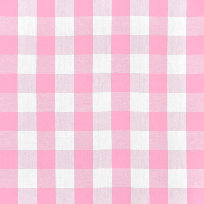 1" Pink Gingham Fabric image 1 of 2
