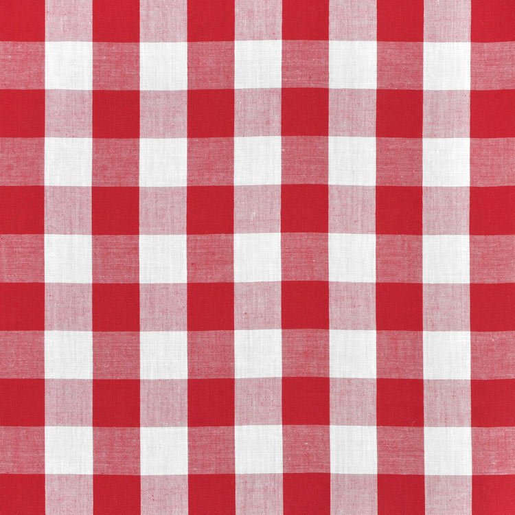 60 Gingham Fabric Pink - 1