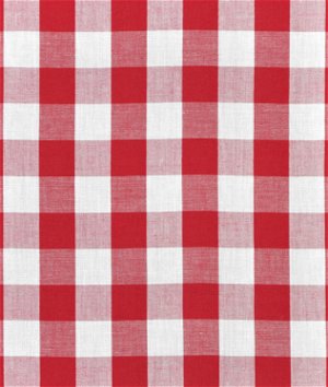 1 inch Red Gingham Fabric