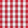 1" Red Gingham Fabric - Image 1