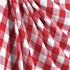 1" Red Gingham Fabric - Image 2