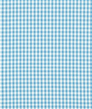 1/8 inch Turquoise Gingham Fabric