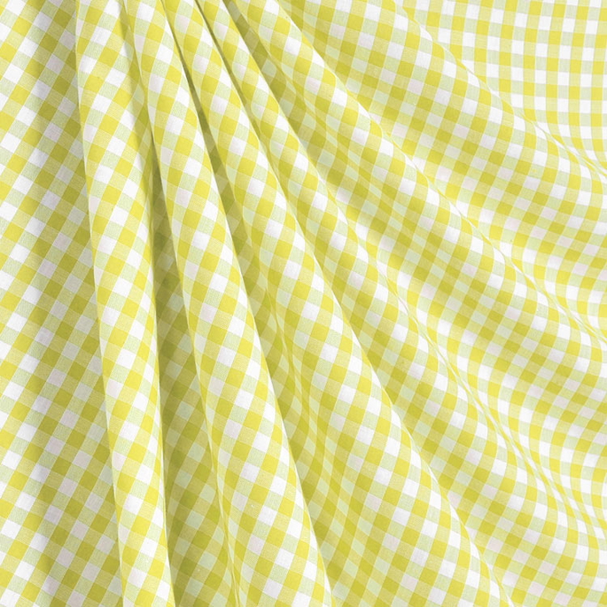 1/4" Yellow Gingham Fabric image 2 of 2
