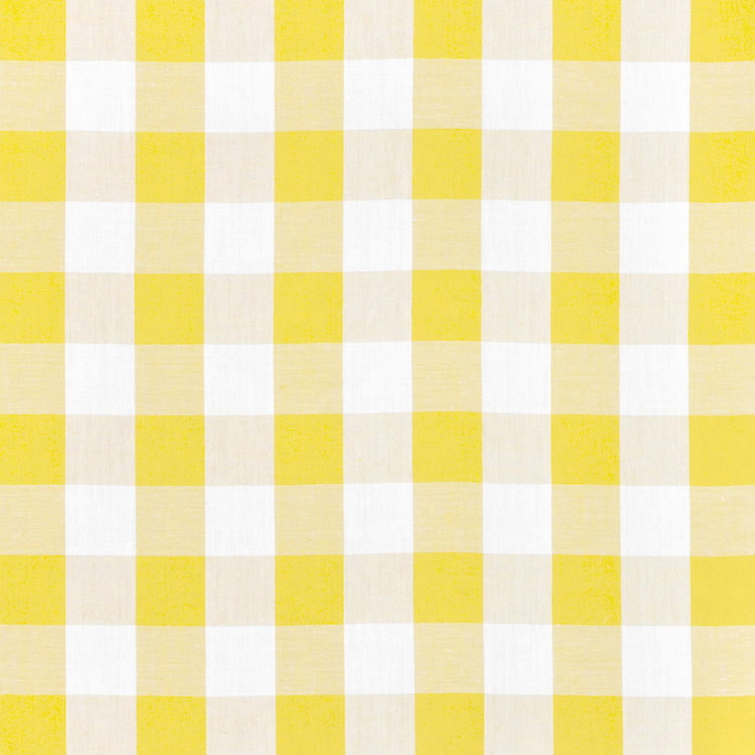 1" Yellow Gingham Fabric image 1 of 2