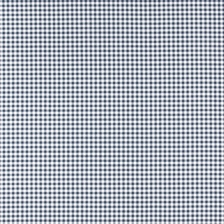 Premier Prints Gingham Premier Navy Canvas Fabric