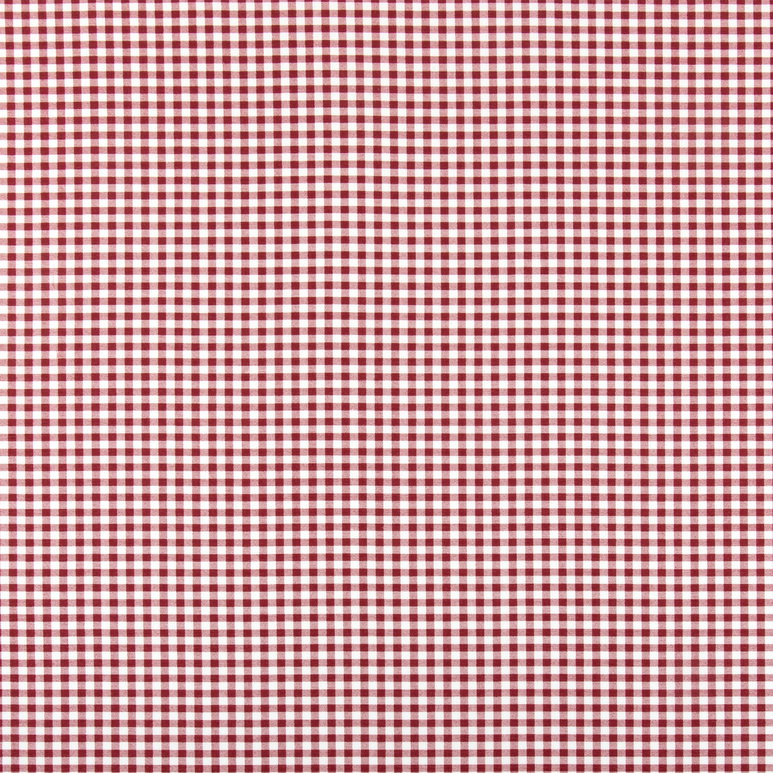 Premier Prints Gingham Pompeian Red Canvas Fabric