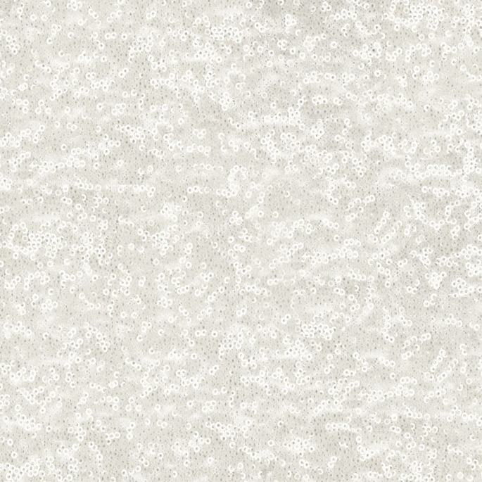 White Glitz Sequin Fabric image 1 of 2