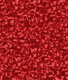 Red Glitz Sequin Fabric