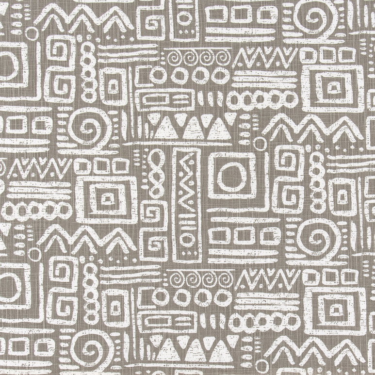 Premier Prints Glyphics Flint Slub Canvas Fabric