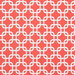 Premier Prints Gotcha Coral/White Canvas Fabric