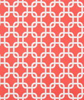 Premier Prints Gotcha Coral/White Canvas Fabric