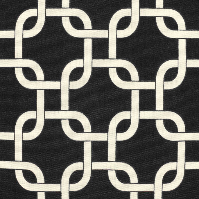 Premier Prints Outdoor Gotcha Ebony Fabric image 2 of 5