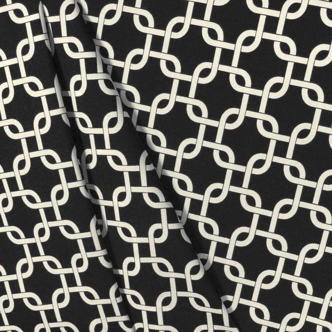 Premier Prints Outdoor Gotcha Ebony Fabric image 3 of 5