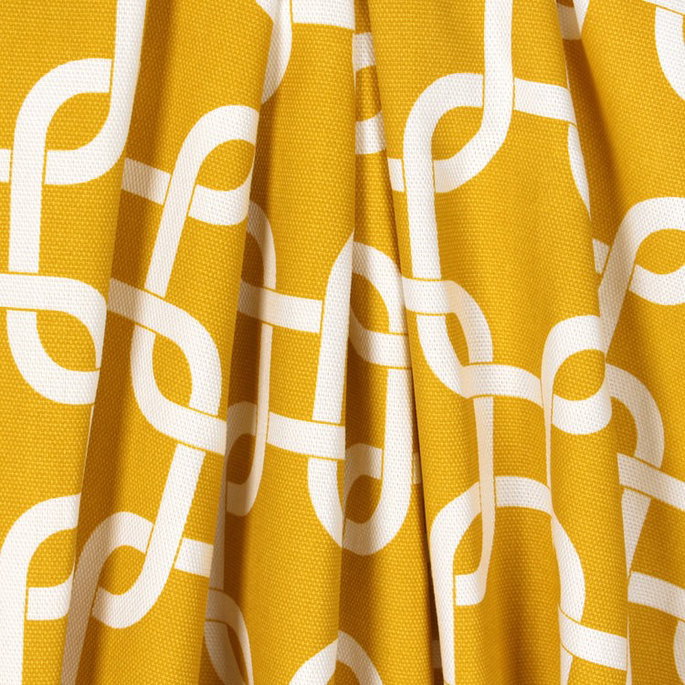Premier Prints Outdoor Gotcha Yellow Fabric image 4 of 5
