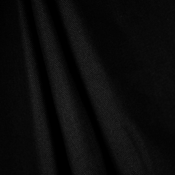 Black Grafton 7 Oz Cotton Duck Fabric image 2 of 2