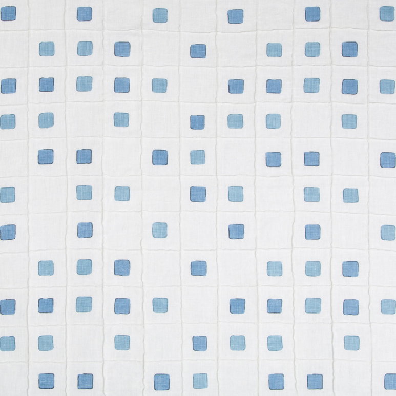 Kravet Gridwork Ocean Fabric
