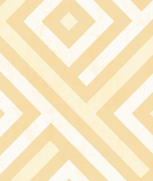 Seabrook Designs Mirante Chevron Block Metallic Gold & Off-White Wallpaper