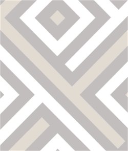 Seabrook Designs Mirante Chevron Block Metallic Silver & White Wallpaper