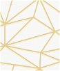 Seabrook Designs Quartz Geometric Metallic Gold & Off-White Wallpaper