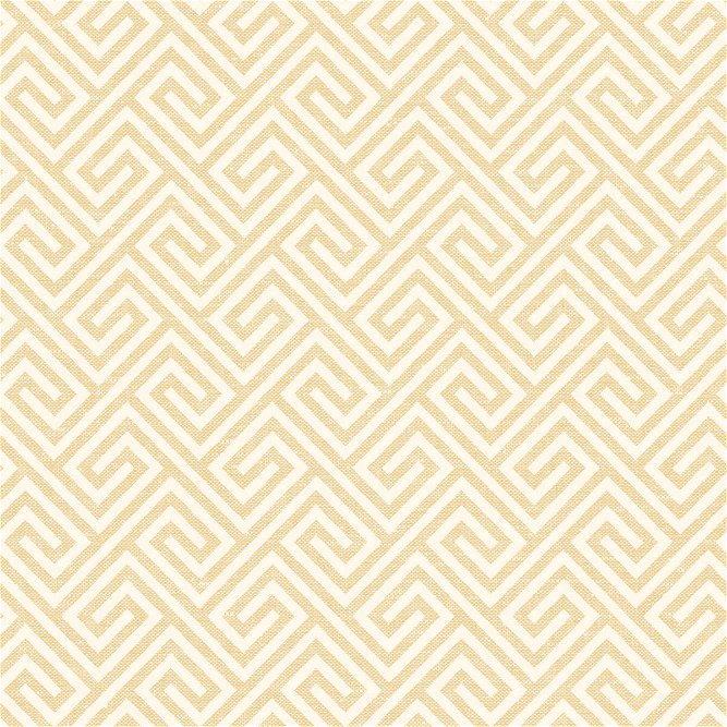 Seabrook Designs Quartz Greek Key Gold Glitter &amp; Off-White Wallpaper