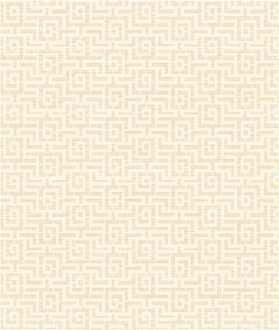 Seabrook Designs Topaz Maze Gold Glitter & Off-White Wallpaper