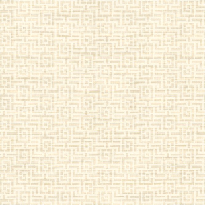 Seabrook Designs Topaz Maze Gold Glitter &amp; Off-White Wallpaper