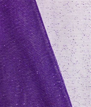 紫色闪光薄纱织物