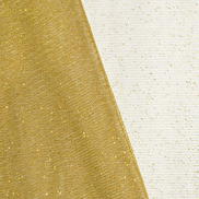 Dark Gold Glitter Tulle Fabric
