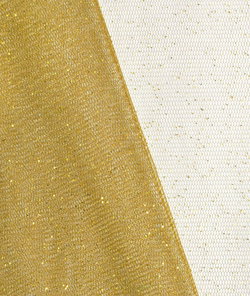 Dark Gold Glitter Tulle