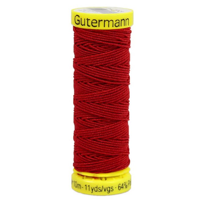 Gutermann Red Elastic Thread