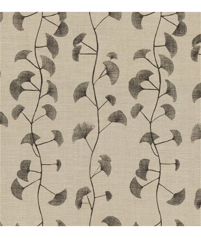 Lee Jofa Modern Fans Natural/Charcoal Fabric