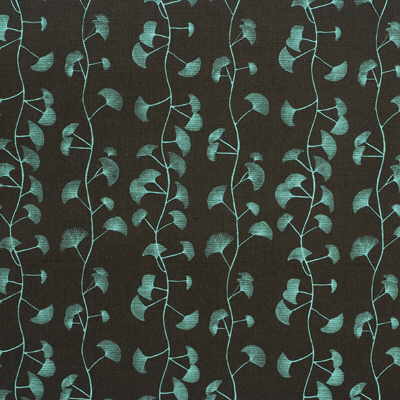 Lee Jofa Modern Fans Chocolate/Pool Fabric