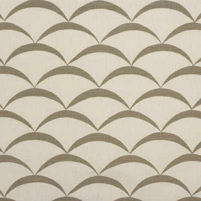 Lee Jofa Modern Crescent White/Taupe Fabric