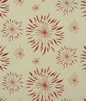 Lee Jofa Modern Dandelion Cream/Red Fabric