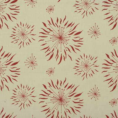 Lee Jofa Modern Dandelion Cream/Red Fabric