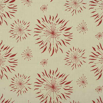 Lee Jofa Modern Dandelion Cream/Red Fabric