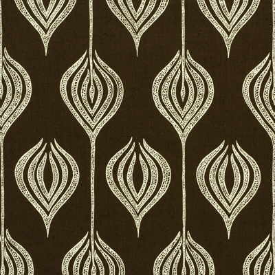 Lee Jofa Modern Tulip Chocolate/Cream Fabric