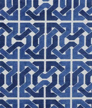 Lee Jofa Modern Cliffoney Blue/White Fabric