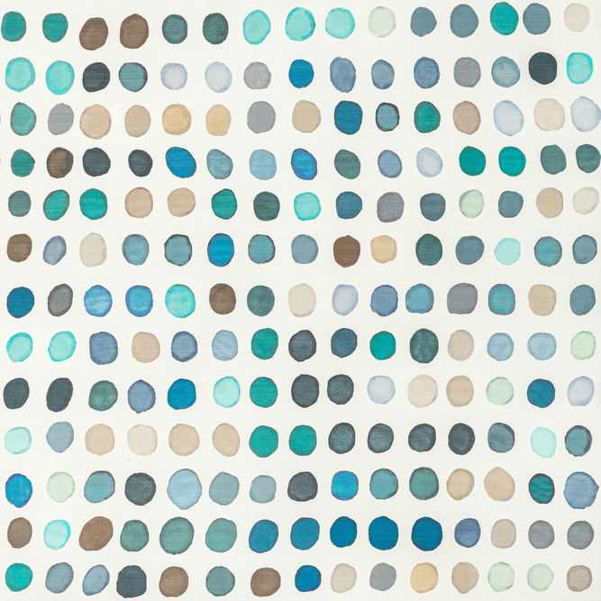 Lee Jofa Modern Twister Print Denim/Aqua Fabric