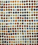 Lee Jofa Modern Twister Print Sky/Tangerine Fabric
