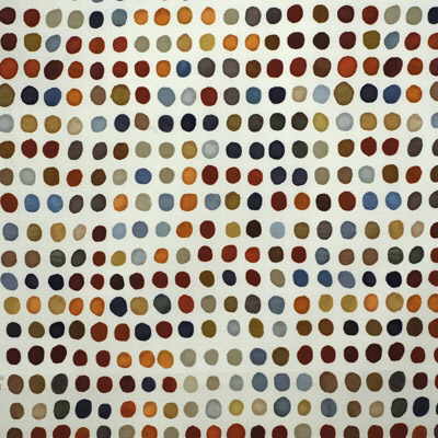 Lee Jofa Modern Twister Print Sky/Tangerine Fabric