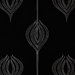 Lee Jofa Modern Tulip Embroidery Black Fabric