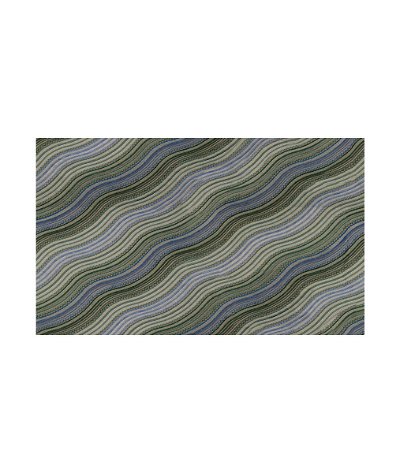 Lee Jofa Modern Water Stripe Embroidery Juniper/Lake Fabric