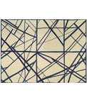 Lee Jofa Modern Channels Periwinkle/Oat Fabric