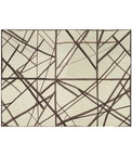 Lee Jofa Modern Channels Taupe/Ivory Fabric