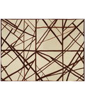 Lee Jofa Modern Channels Plum/Oatmeal Fabric