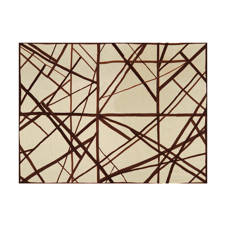 Lee Jofa Modern Channels Plum/Oatmeal Fabric