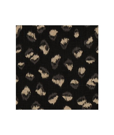 Lee Jofa Modern Feline Ebony/Beige Fabric